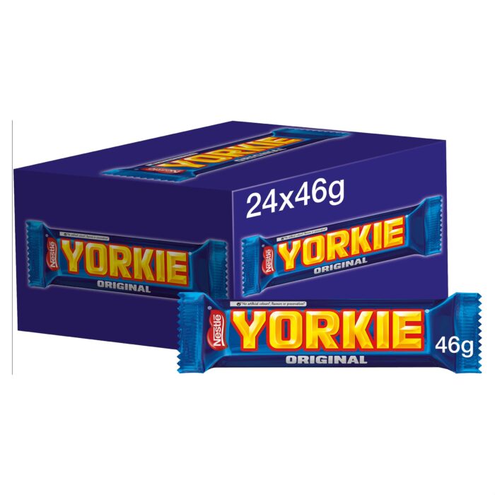 Yorkie Milk Chocolate Bars Multipack, 24 x 46 g 24 Count (Pack of 1) 46g 3 Pack