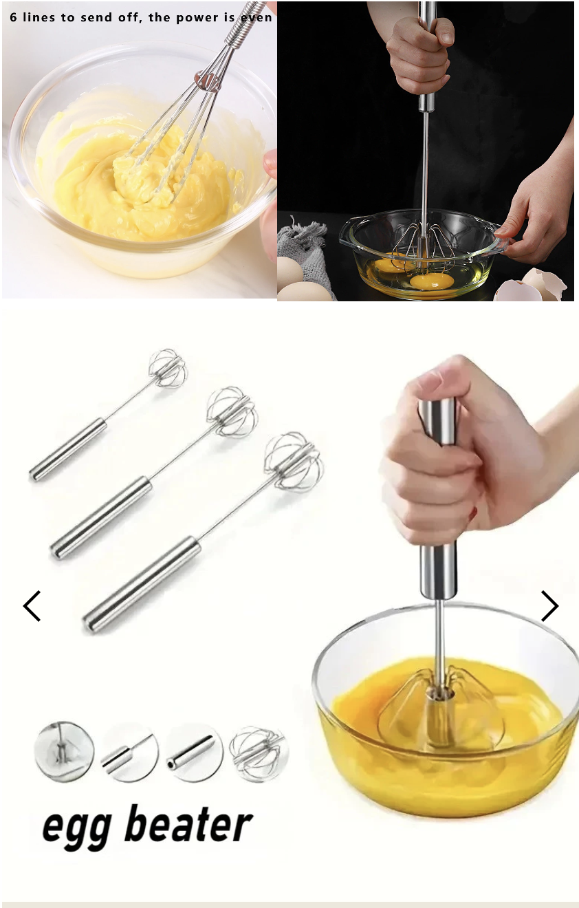 Manual❣Stainless Steel Hand Egg Beater