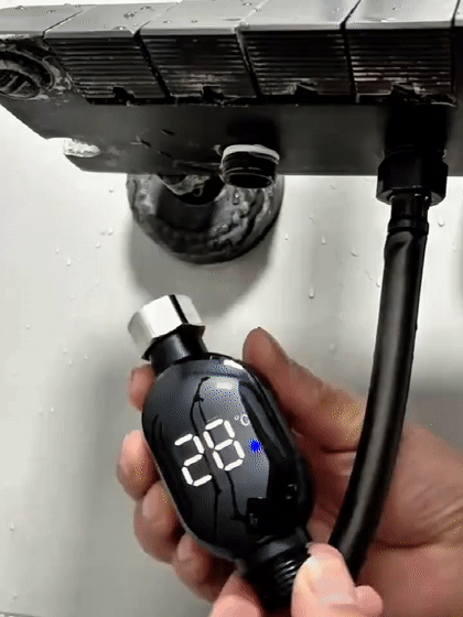 【0 electricity bill】Shower head LED temperature display Only the last 100 pcs left⚡