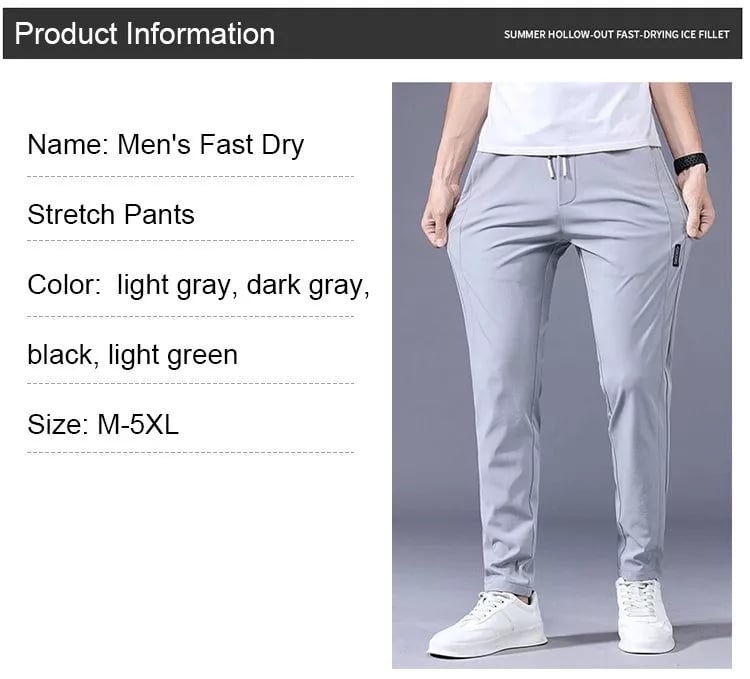π₯Last Day 49% OFF - Unisex Quick Dry Pull-on Stretch Pants